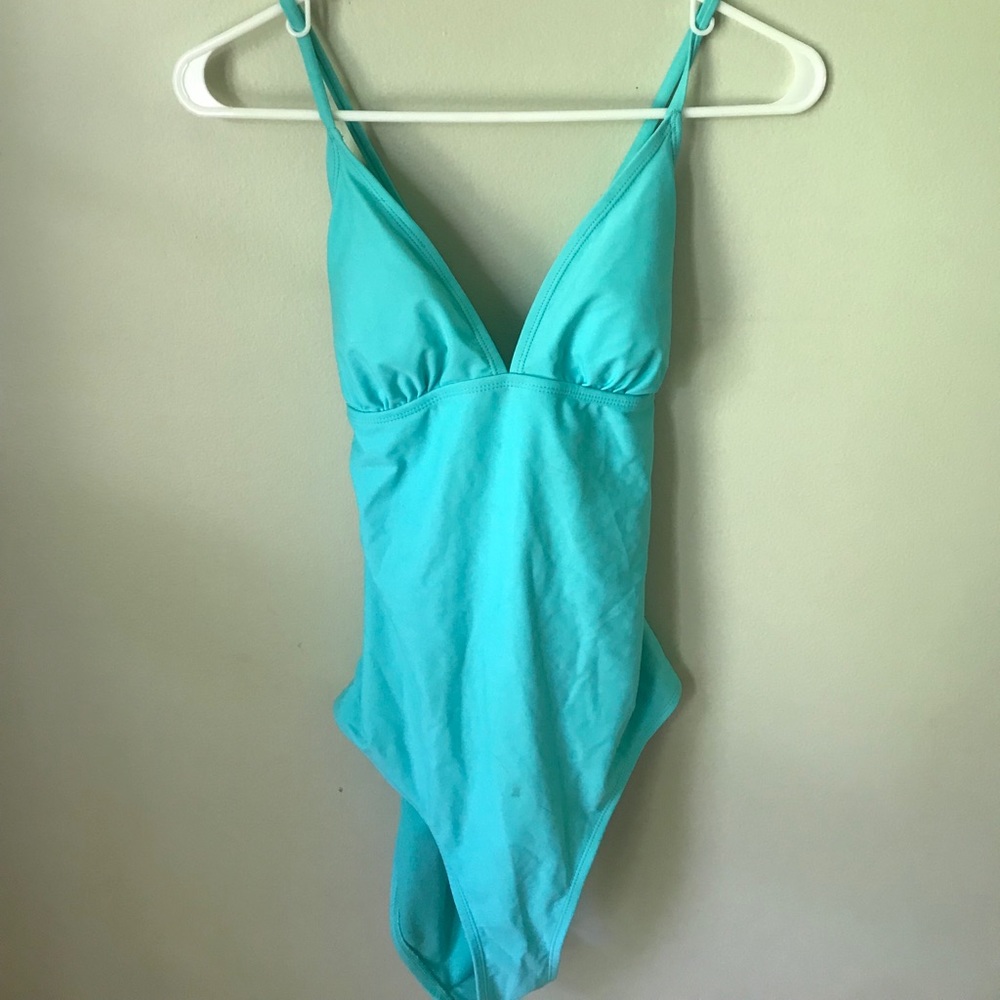 Teal one piece